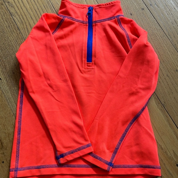 Like New Neon Orange Lightweight Boys Zip 3Y - Picture 1 of 4